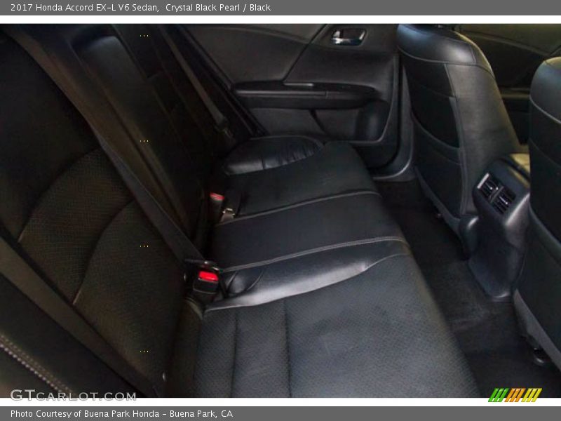 Crystal Black Pearl / Black 2017 Honda Accord EX-L V6 Sedan