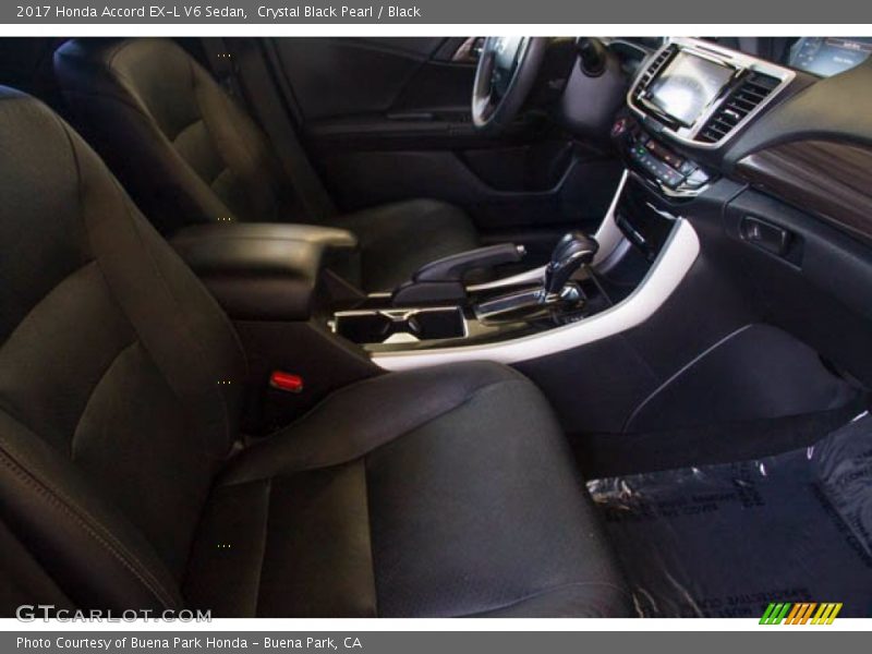 Crystal Black Pearl / Black 2017 Honda Accord EX-L V6 Sedan