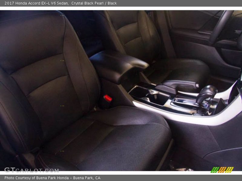 Crystal Black Pearl / Black 2017 Honda Accord EX-L V6 Sedan
