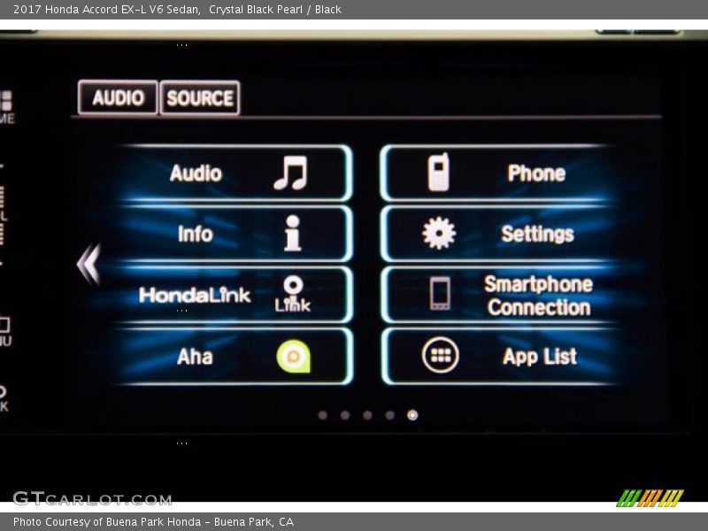Crystal Black Pearl / Black 2017 Honda Accord EX-L V6 Sedan