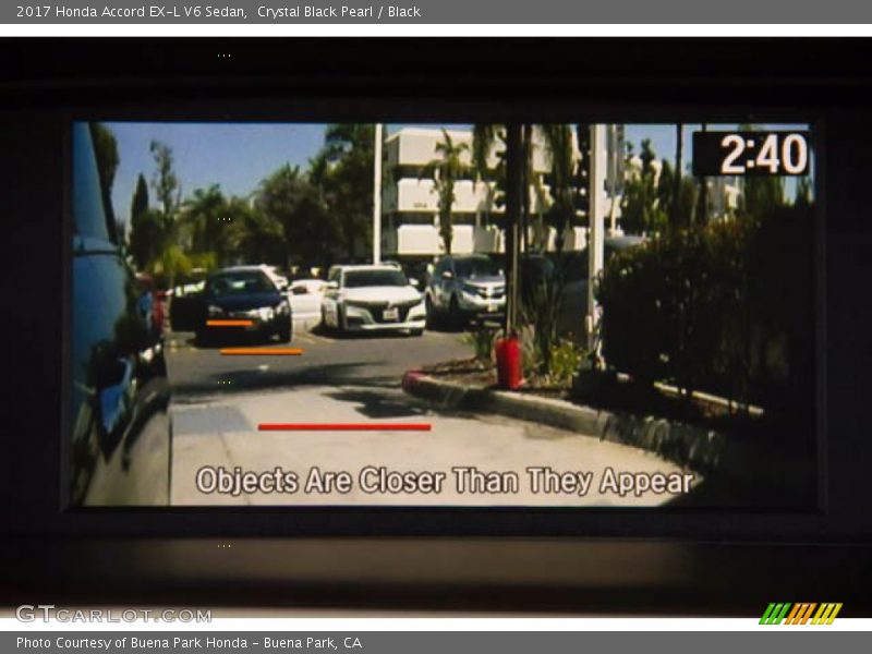 Crystal Black Pearl / Black 2017 Honda Accord EX-L V6 Sedan