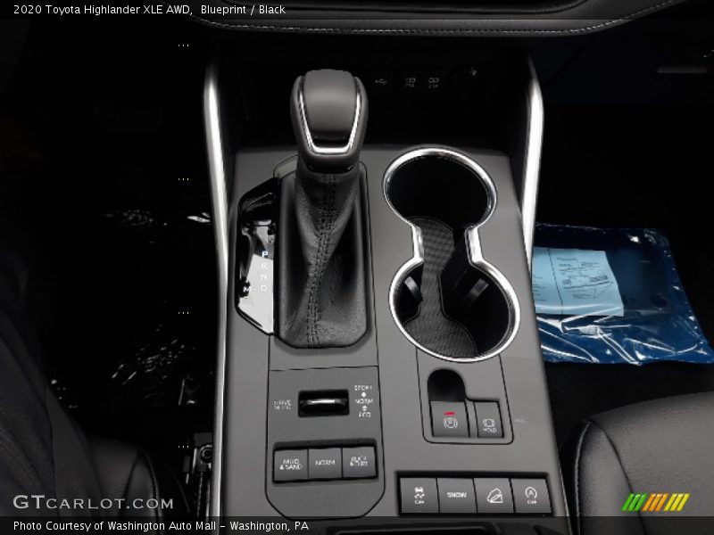 Blueprint / Black 2020 Toyota Highlander XLE AWD