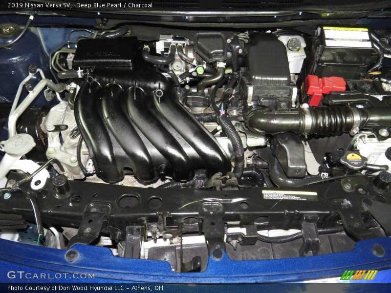 Deep Blue Pearl / Charcoal 2019 Nissan Versa SV