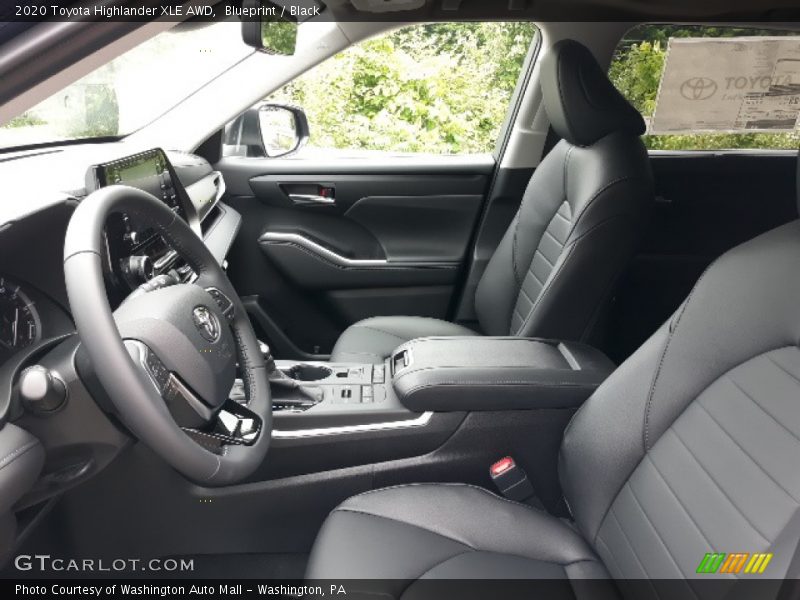 Blueprint / Black 2020 Toyota Highlander XLE AWD