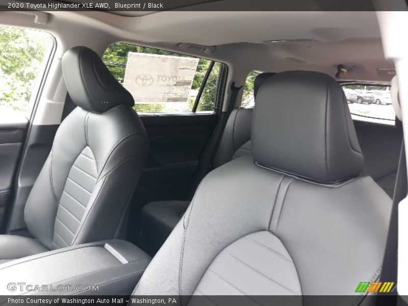 Blueprint / Black 2020 Toyota Highlander XLE AWD