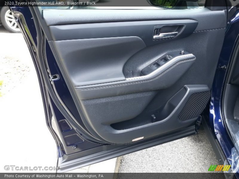 Blueprint / Black 2020 Toyota Highlander XLE AWD
