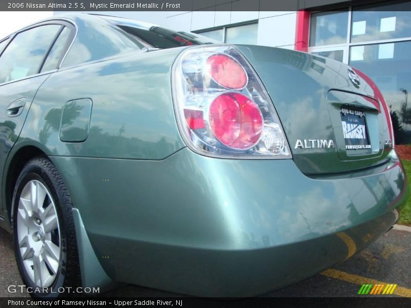 Mystic Emerald Metallic / Frost 2006 Nissan Altima 2.5 S