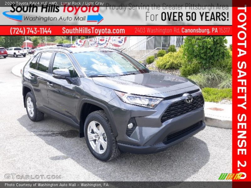 Lunar Rock / Light Gray 2020 Toyota RAV4 XLE AWD