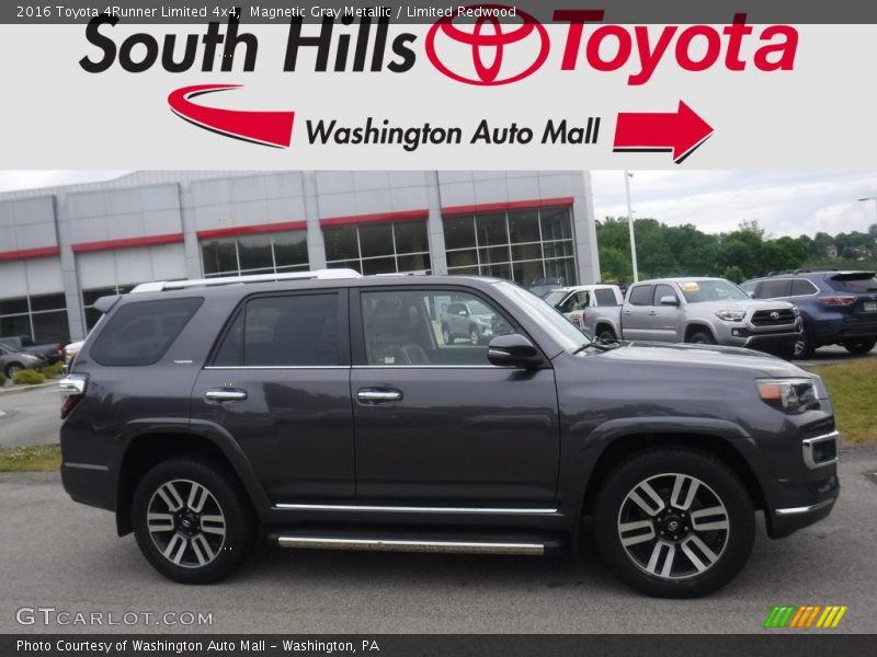 Magnetic Gray Metallic / Limited Redwood 2016 Toyota 4Runner Limited 4x4