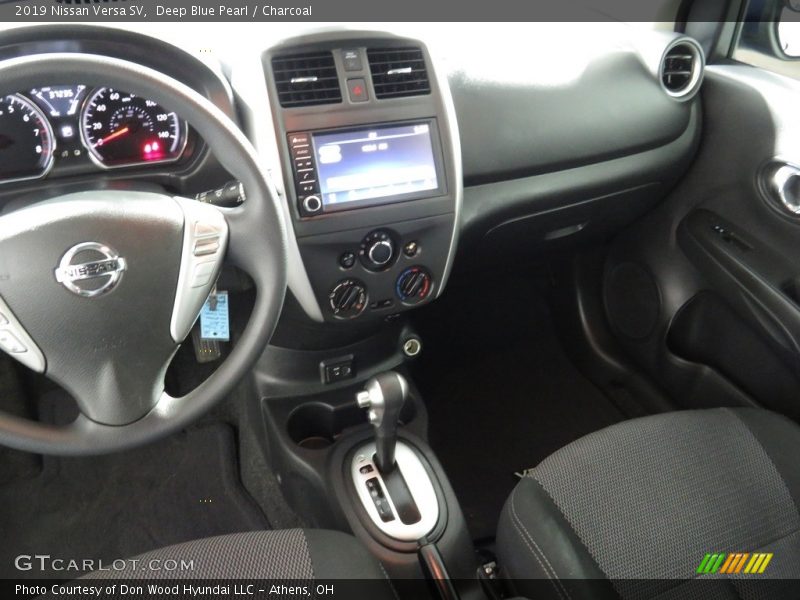 Deep Blue Pearl / Charcoal 2019 Nissan Versa SV