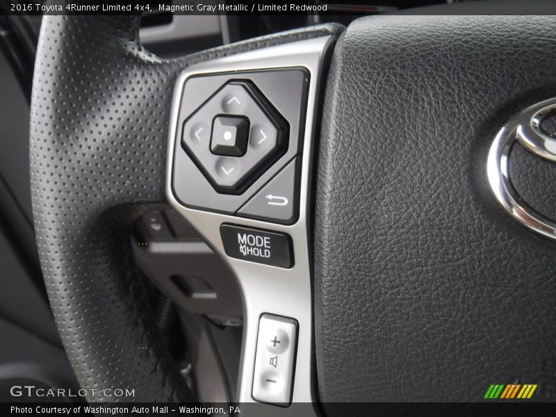 Magnetic Gray Metallic / Limited Redwood 2016 Toyota 4Runner Limited 4x4
