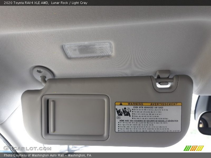 Lunar Rock / Light Gray 2020 Toyota RAV4 XLE AWD