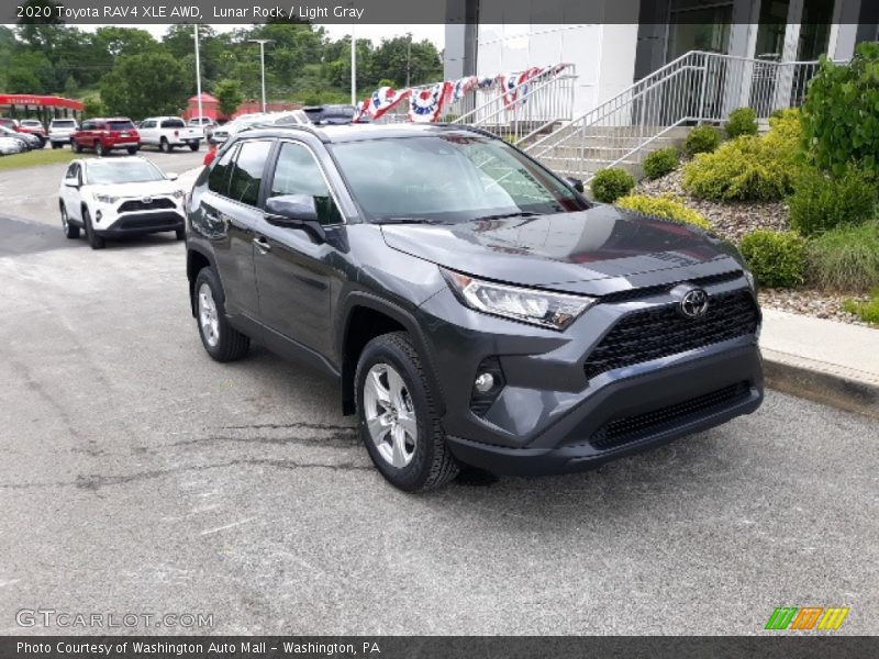 Lunar Rock / Light Gray 2020 Toyota RAV4 XLE AWD