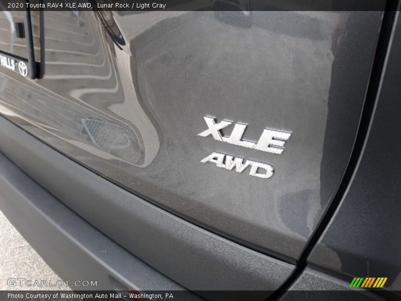 Lunar Rock / Light Gray 2020 Toyota RAV4 XLE AWD