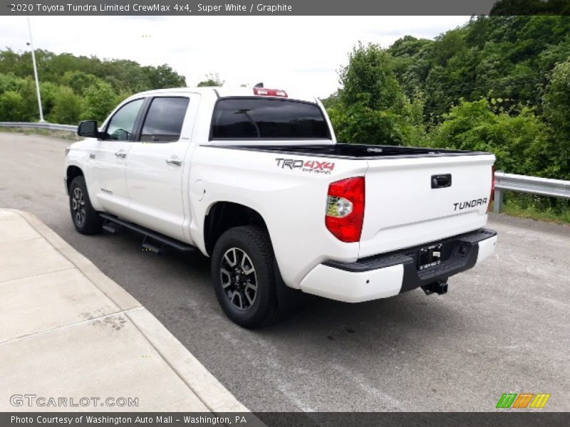 Super White / Graphite 2020 Toyota Tundra Limited CrewMax 4x4