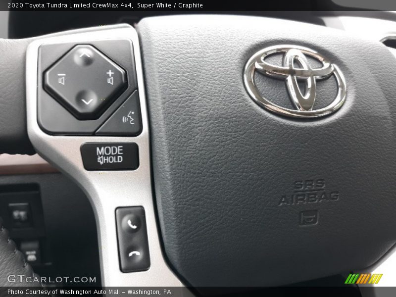 Super White / Graphite 2020 Toyota Tundra Limited CrewMax 4x4