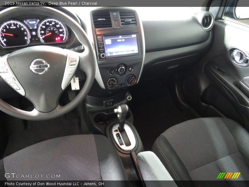Deep Blue Pearl / Charcoal 2019 Nissan Versa SV