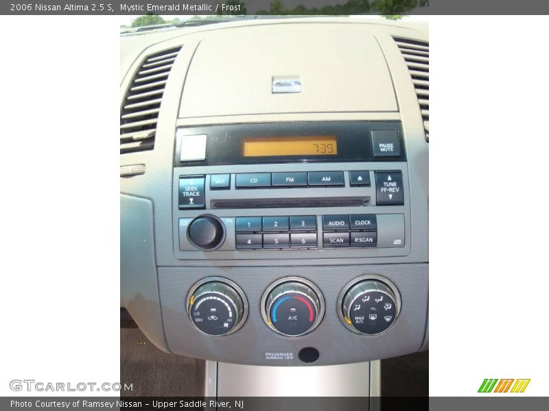 Mystic Emerald Metallic / Frost 2006 Nissan Altima 2.5 S