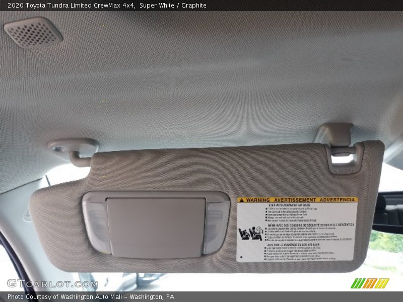 Super White / Graphite 2020 Toyota Tundra Limited CrewMax 4x4