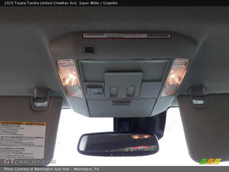 Super White / Graphite 2020 Toyota Tundra Limited CrewMax 4x4