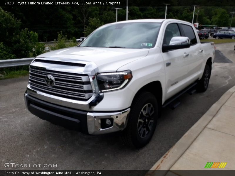 Super White / Graphite 2020 Toyota Tundra Limited CrewMax 4x4