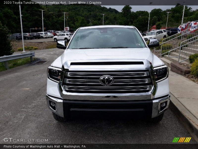 Super White / Graphite 2020 Toyota Tundra Limited CrewMax 4x4