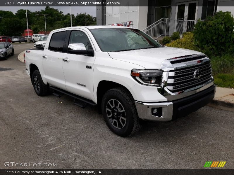 Super White / Graphite 2020 Toyota Tundra Limited CrewMax 4x4