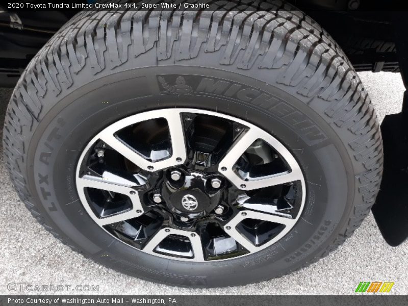 Super White / Graphite 2020 Toyota Tundra Limited CrewMax 4x4