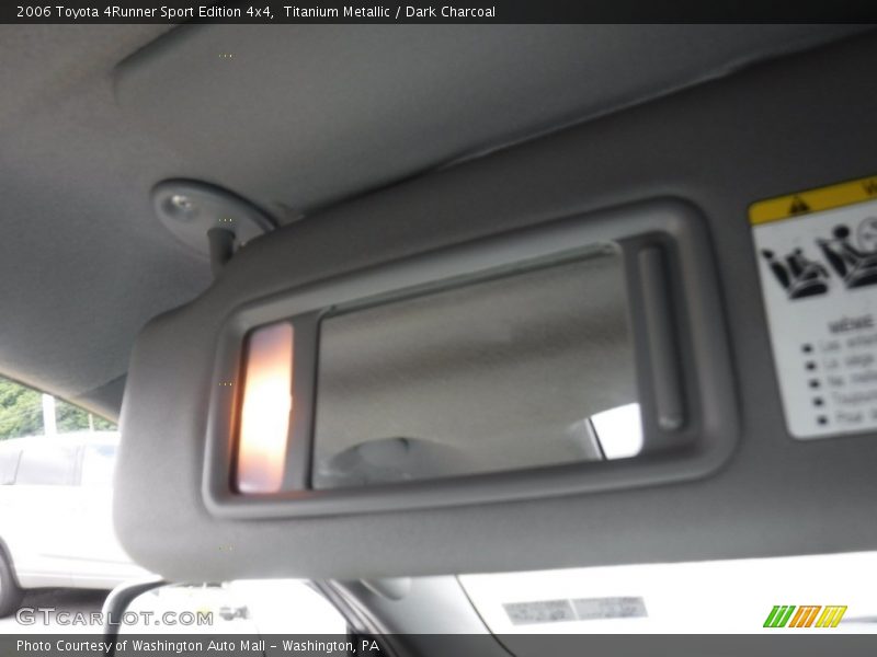 Titanium Metallic / Dark Charcoal 2006 Toyota 4Runner Sport Edition 4x4