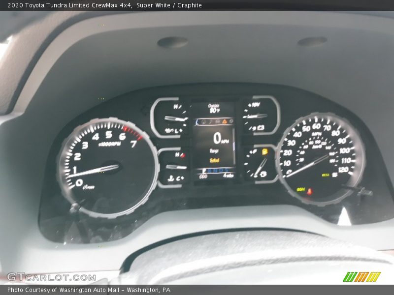 Super White / Graphite 2020 Toyota Tundra Limited CrewMax 4x4