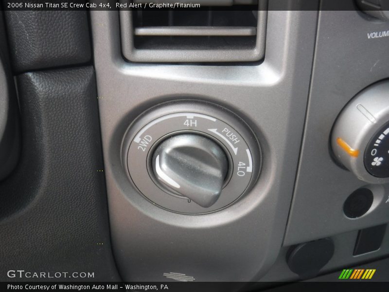 Red Alert / Graphite/Titanium 2006 Nissan Titan SE Crew Cab 4x4