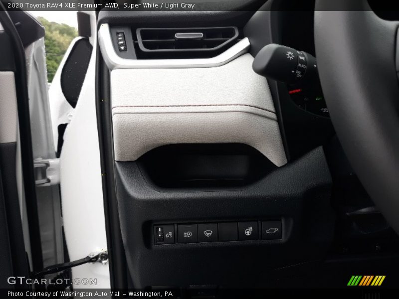 Super White / Light Gray 2020 Toyota RAV4 XLE Premium AWD