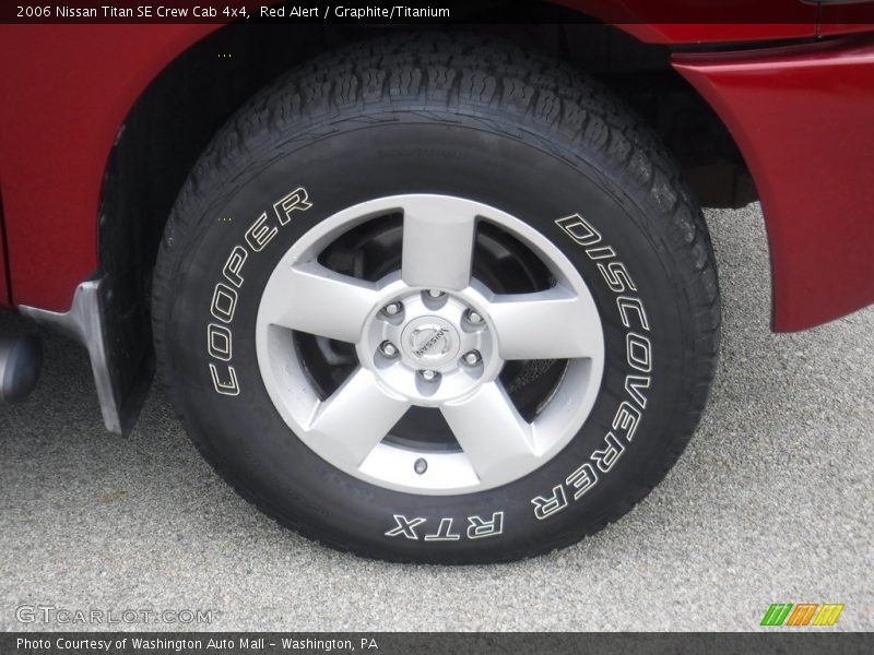 Red Alert / Graphite/Titanium 2006 Nissan Titan SE Crew Cab 4x4