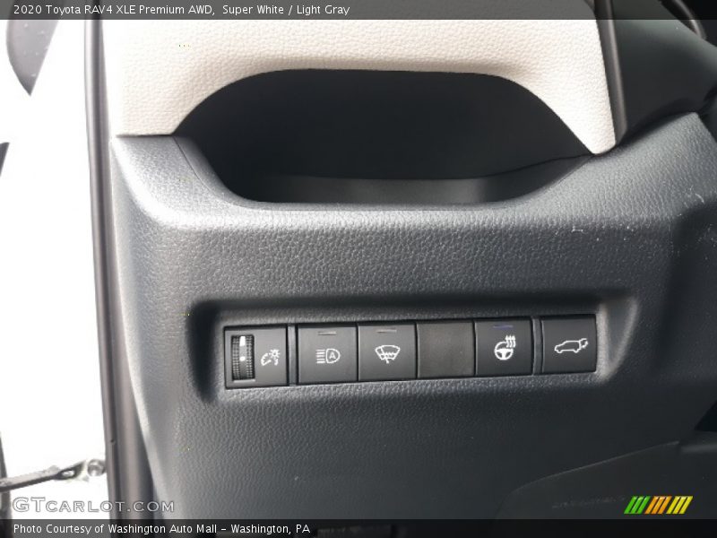 Super White / Light Gray 2020 Toyota RAV4 XLE Premium AWD