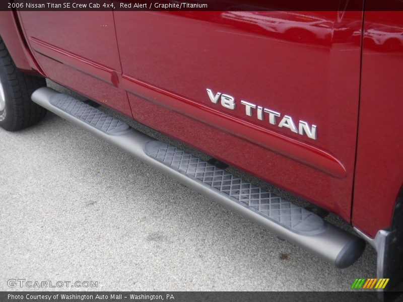Red Alert / Graphite/Titanium 2006 Nissan Titan SE Crew Cab 4x4