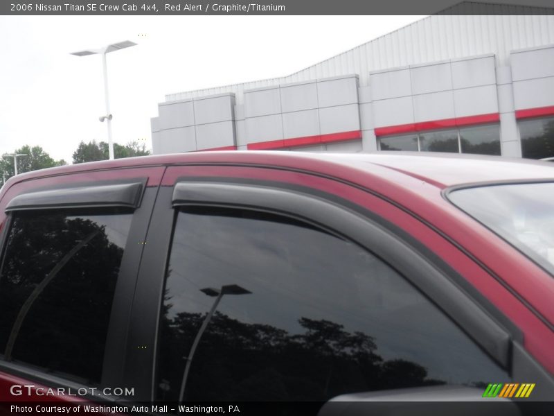 Red Alert / Graphite/Titanium 2006 Nissan Titan SE Crew Cab 4x4
