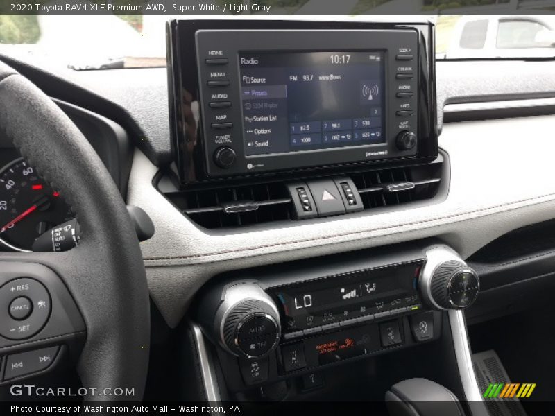 Super White / Light Gray 2020 Toyota RAV4 XLE Premium AWD