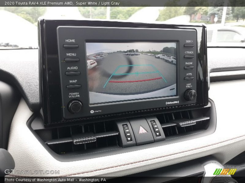 Super White / Light Gray 2020 Toyota RAV4 XLE Premium AWD