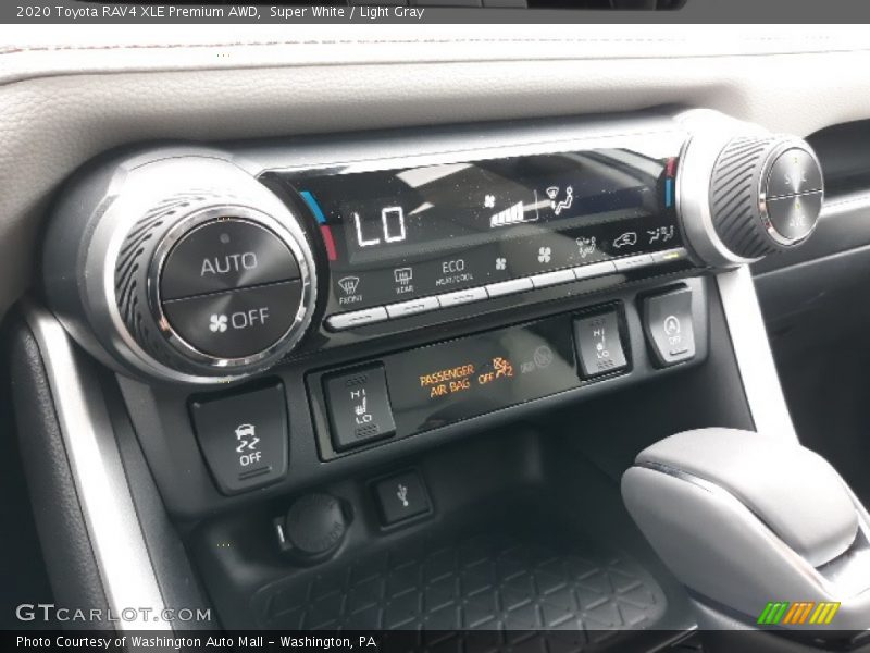 Super White / Light Gray 2020 Toyota RAV4 XLE Premium AWD