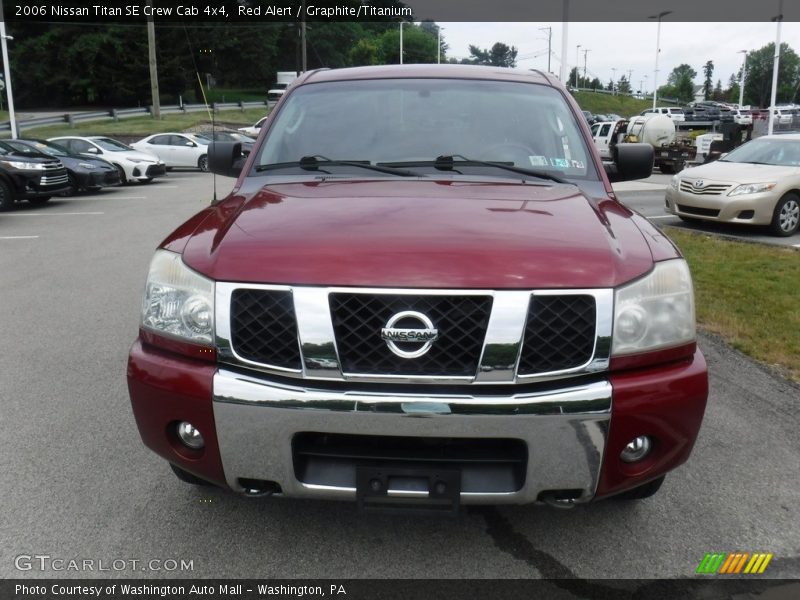 Red Alert / Graphite/Titanium 2006 Nissan Titan SE Crew Cab 4x4