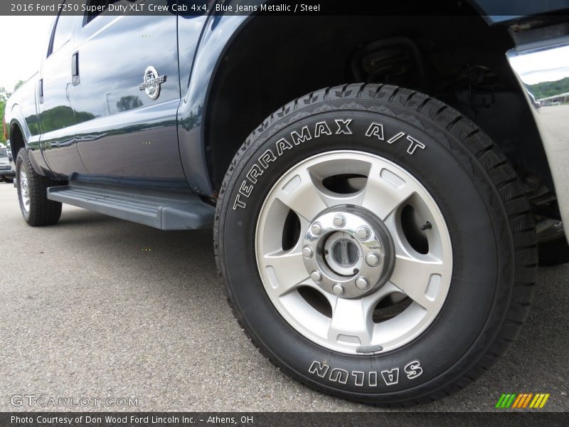 Blue Jeans Metallic / Steel 2016 Ford F250 Super Duty XLT Crew Cab 4x4