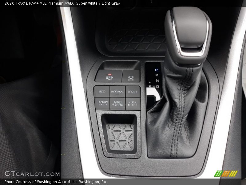 Super White / Light Gray 2020 Toyota RAV4 XLE Premium AWD