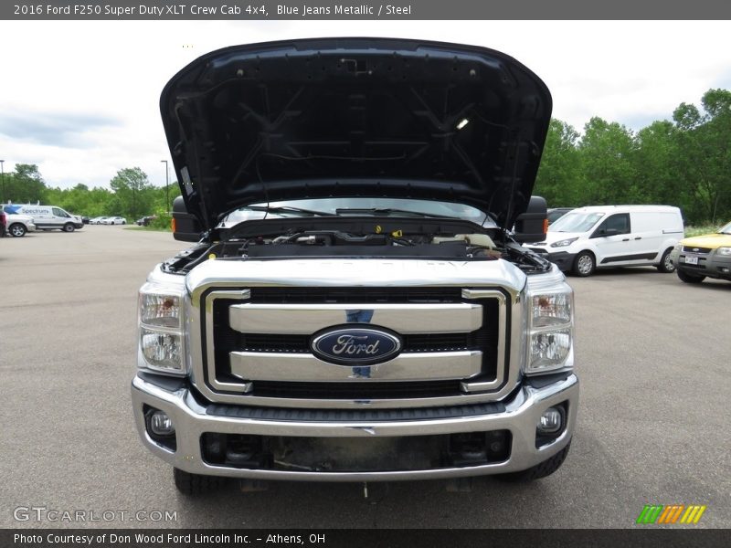 Blue Jeans Metallic / Steel 2016 Ford F250 Super Duty XLT Crew Cab 4x4