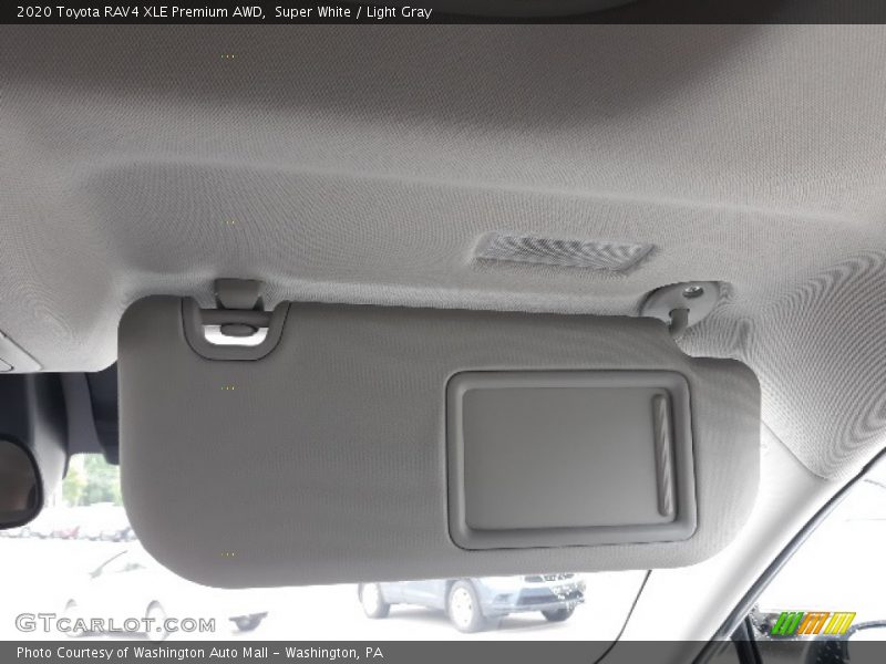 Super White / Light Gray 2020 Toyota RAV4 XLE Premium AWD