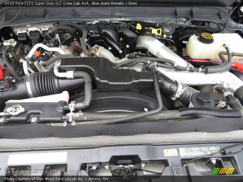 Blue Jeans Metallic / Steel 2016 Ford F250 Super Duty XLT Crew Cab 4x4