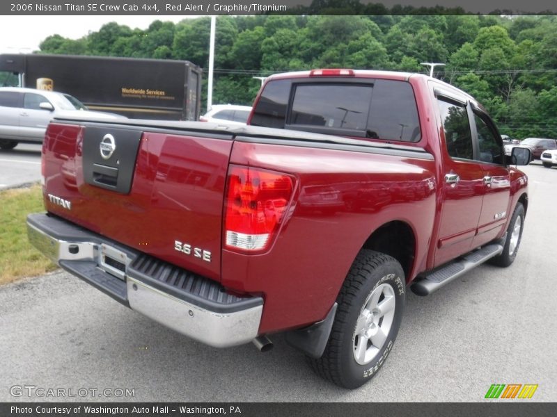 Red Alert / Graphite/Titanium 2006 Nissan Titan SE Crew Cab 4x4