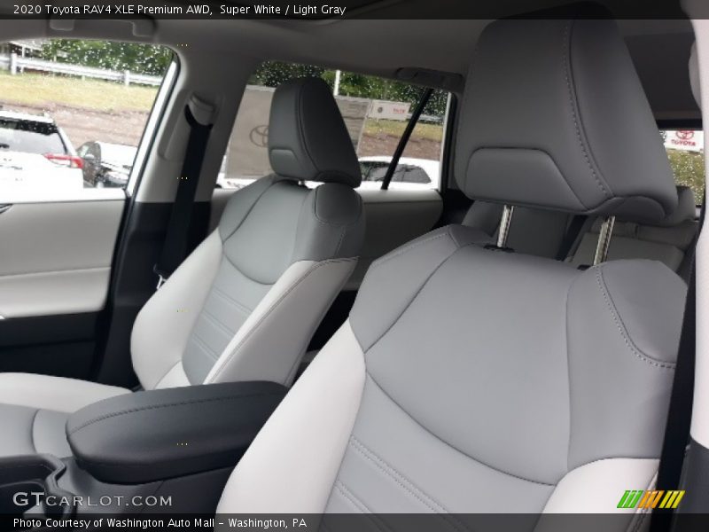 Super White / Light Gray 2020 Toyota RAV4 XLE Premium AWD