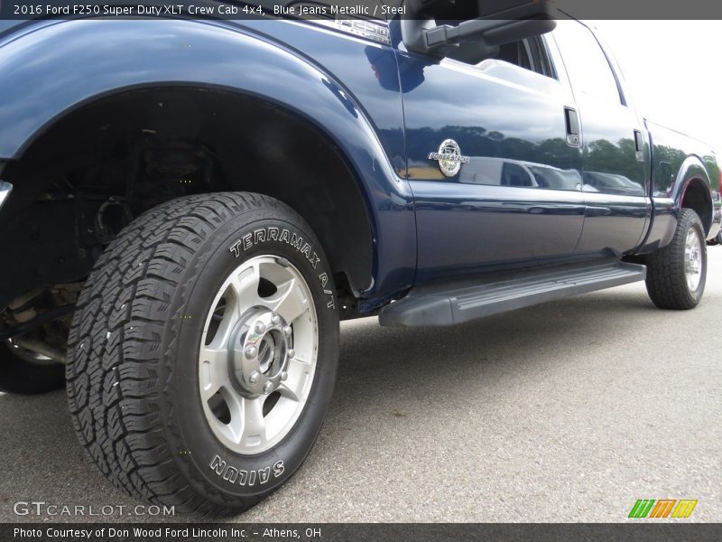 Blue Jeans Metallic / Steel 2016 Ford F250 Super Duty XLT Crew Cab 4x4