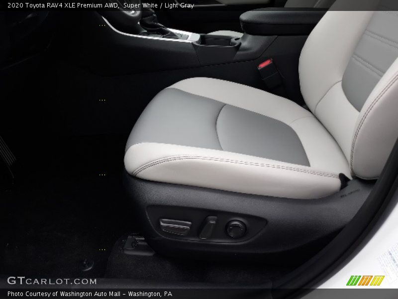Super White / Light Gray 2020 Toyota RAV4 XLE Premium AWD