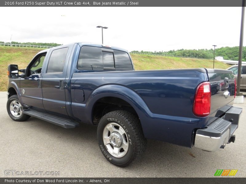 Blue Jeans Metallic / Steel 2016 Ford F250 Super Duty XLT Crew Cab 4x4